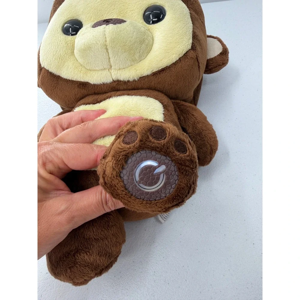 Fisher-Price Smart Toy Monkey Interactive Plush Brown DNV32 24 Cards Backpack